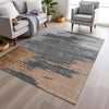Piper Looms Chantille Abstract ACN2010 Paprika Machine Washable Area Rug Lifestyle Image Feature