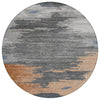 Piper Looms Chantille Abstract ACN2010 Paprika Machine Washable Area Rug Round Main Image