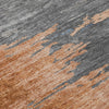 Piper Looms Chantille Abstract ACN2010 Paprika Machine Washable Area Rug Swatch Image