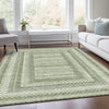 Piper Looms Chantille Geometric ACN2011 Aloe Machine Washable Area Rug Lifestyle Image Feature