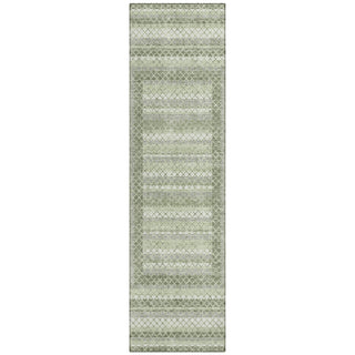 Piper Looms Chantille Geometric ACN2011 Aloe Machine Washable Area Rug Runner Main Image