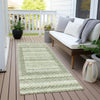 Piper Looms Chantille Geometric ACN2011 Aloe Machine Washable Area Rug Runner Outdoor Lifestyle Image Feature