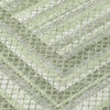 Piper Looms Chantille Geometric ACN2011 Aloe Machine Washable Area Rug Swatch Image