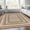 Piper Looms Chantille Geometric ACN2011 Chocolate Machine Washable Area Rug Lifestyle Image Feature