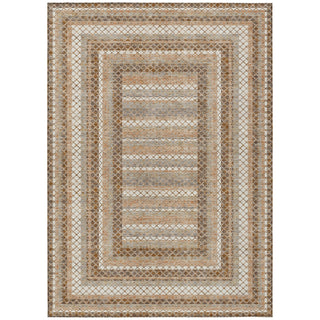 Piper Looms Chantille Geometric ACN2011 Chocolate Machine Washable Area Rug main image