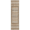 Piper Looms Chantille Geometric ACN2011 Chocolate Machine Washable Area Rug Runner Main Image