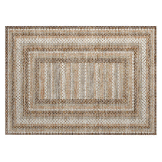 Piper Looms Chantille Geometric ACN2011 Chocolate Machine Washable Area Rug Scatter Main Image