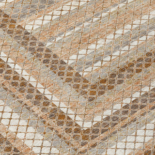 Piper Looms Chantille Geometric ACN2011 Chocolate Machine Washable Area Rug Swatch Image