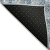 Piper Looms Chantille Geometric ACN2011 Denim Machine Washable Area Rug Backing Image