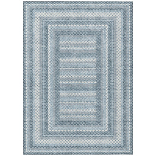Piper Looms Chantille Geometric ACN2011 Denim Machine Washable Area Rug main image