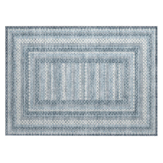 Piper Looms Chantille Geometric ACN2011 Denim Machine Washable Area Rug Scatter Main Image