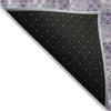 Piper Looms Chantille Geometric ACN2011 Lavender Machine Washable Area Rug Backing Image