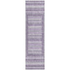 Piper Looms Chantille Geometric ACN2011 Lavender Machine Washable Area Rug Runner Main Image