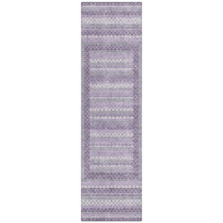 Piper Looms Chantille Geometric ACN2011 Lavender Machine Washable Area Rug Runner Main Image