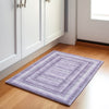 Piper Looms Chantille Geometric ACN2011 Lavender Machine Washable Area Rug Scatter Lifestyle Image Feature
