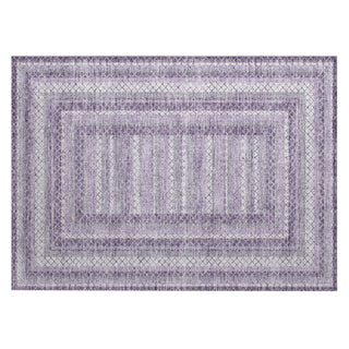 Piper Looms Chantille Geometric ACN2011 Lavender Machine Washable Area Rug Scatter Main Image
