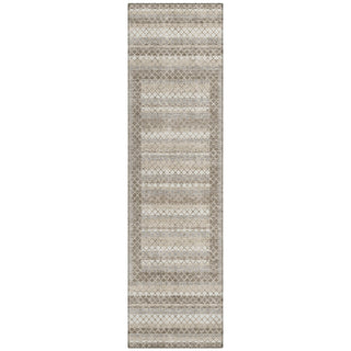 Piper Looms Chantille Geometric ACN2011 Taupe Machine Washable Area Rug Runner Main Image