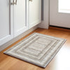 Piper Looms Chantille Geometric ACN2011 Taupe Machine Washable Area Rug Scatter Lifestyle Image Feature