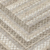 Piper Looms Chantille Geometric ACN2011 Taupe Machine Washable Area Rug Swatch Image