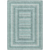 Piper Looms Chantille Geometric ACN2011 Teal Machine Washable Area Rug main image