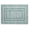 Piper Looms Chantille Geometric ACN2011 Teal Machine Washable Area Rug Scatter Main Image