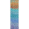 Piper Looms Chantille Ombre ACN2012 Aqua Machine Washable Area Rug Runner Main Image