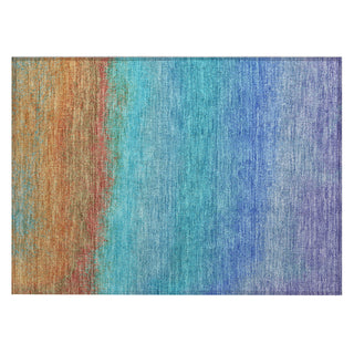 Piper Looms Chantille Ombre ACN2012 Aqua Machine Washable Area Rug Scatter Main Image