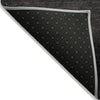 Piper Looms Chantille Ombre ACN2012 Black Machine Washable Area Rug Backing Image