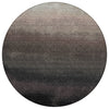 Piper Looms Chantille Ombre ACN2012 Black Machine Washable Area Rug Round Main Image