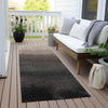 Piper Looms Chantille Ombre ACN2012 Black Machine Washable Area Rug Runner Outdoor Lifestyle Image Feature