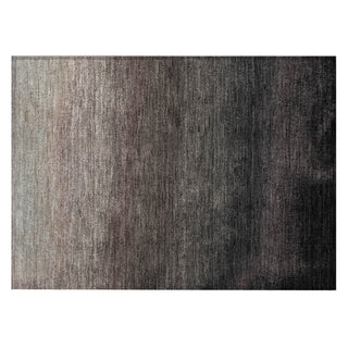 Piper Looms Chantille Ombre ACN2012 Black Machine Washable Area Rug Scatter Main Image