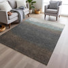 Piper Looms Chantille Ombre ACN2012 Brown Machine Washable Area Rug Lifestyle Image Feature