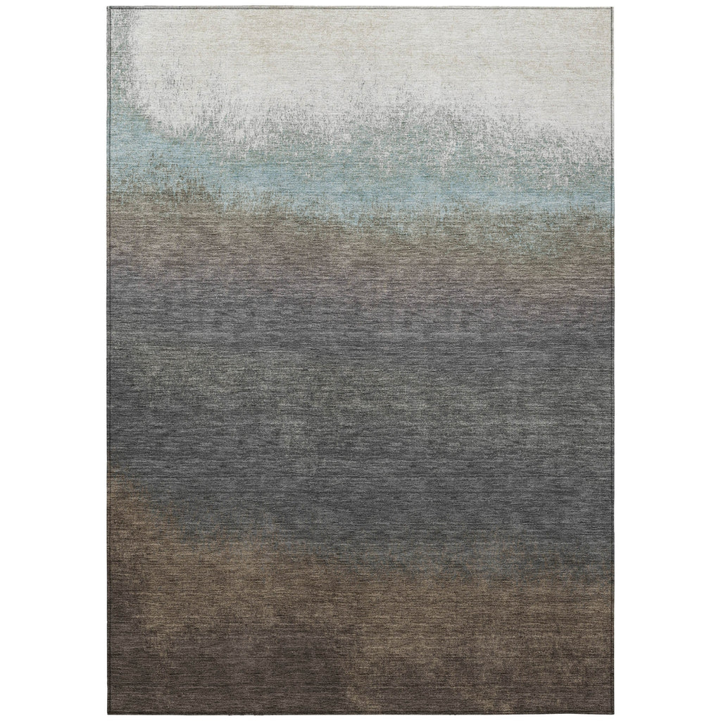 Piper Looms Chantille Ombre ACN2012 Brown Machine Washable Area Rug main image