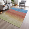 Piper Looms Chantille Ombre ACN2012 Coral Machine Washable Area Rug Lifestyle Image Feature