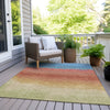 Piper Looms Chantille Ombre ACN2012 Coral Machine Washable Area Rug Outdoor Lifestyle Image Feature