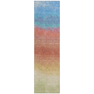 Piper Looms Chantille Ombre ACN2012 Coral Machine Washable Area Rug Runner Main Image