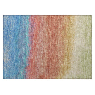 Piper Looms Chantille Ombre ACN2012 Coral Machine Washable Area Rug Scatter Main Image