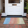 Piper Looms Chantille Ombre ACN2012 Coral Machine Washable Area Rug Scatter Outdoor Lifestyle Image Feature