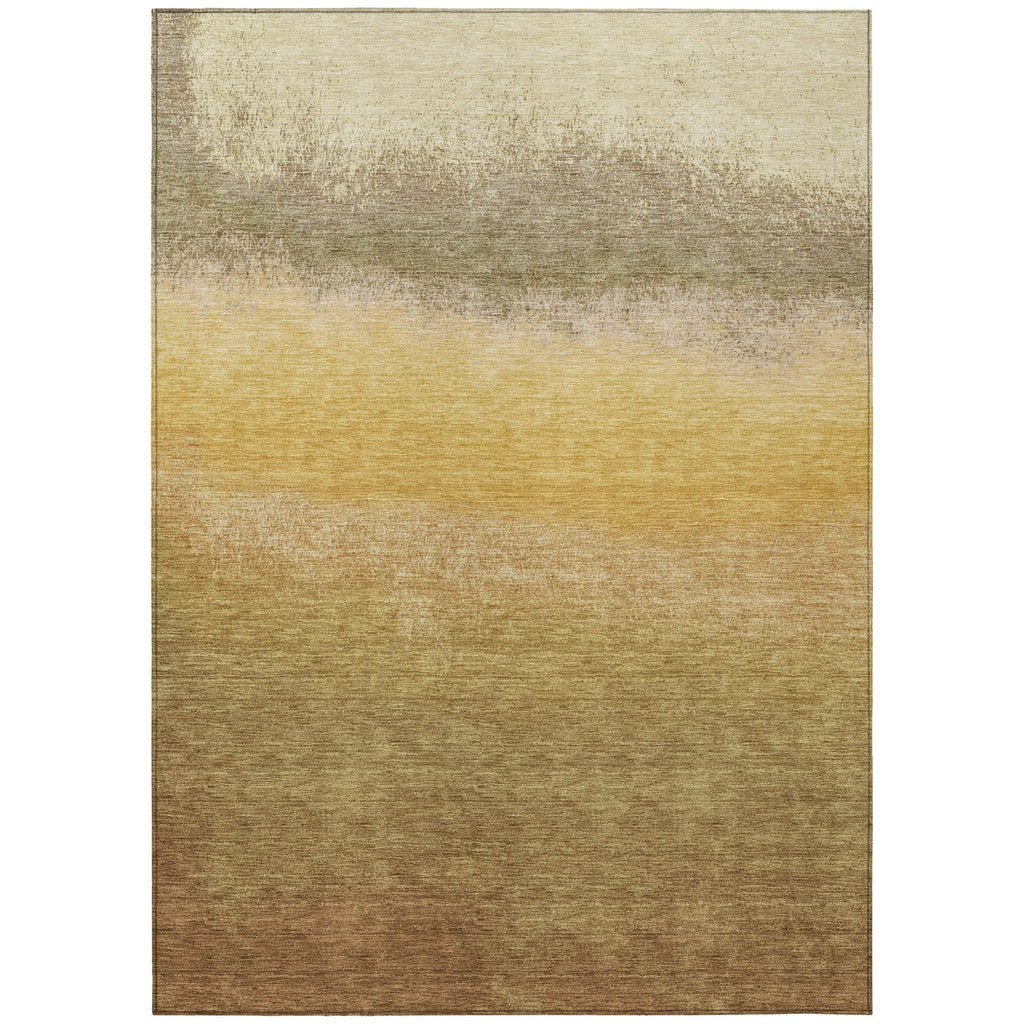 Piper Looms Chantille Ombre ACN2012 Gold Machine Washable Area Rug main image