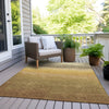 Piper Looms Chantille Ombre ACN2012 Gold Machine Washable Area Rug Outdoor Lifestyle Image Feature