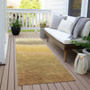 Piper Looms Chantille Ombre ACN2012 Gold Machine Washable Area Rug Runner Outdoor Lifestyle Image Feature