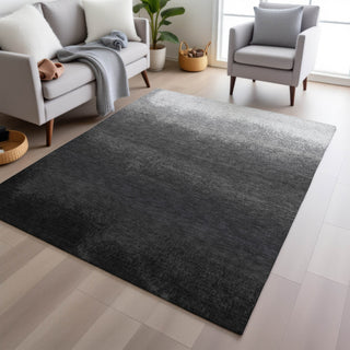 Piper Looms Chantille Ombre ACN2012 Gray Machine Washable Area Rug Lifestyle Image Feature