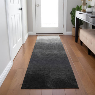 Piper Looms Chantille Ombre ACN2012 Gray Machine Washable Area Rug Runner Lifestyle Image Feature