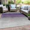 Piper Looms Chantille Ombre ACN2012 Lavender Machine Washable Area Rug Outdoor Lifestyle Image Feature