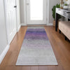 Piper Looms Chantille Ombre ACN2012 Lavender Machine Washable Area Rug Runner Lifestyle Image Feature