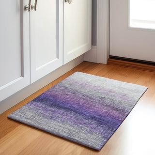 Piper Looms Chantille Ombre ACN2012 Lavender Machine Washable Area Rug Scatter Lifestyle Image Feature