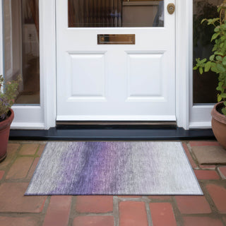 Piper Looms Chantille Ombre ACN2012 Lavender Machine Washable Area Rug Scatter Outdoor Lifestyle Image Feature