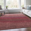 Piper Looms Chantille Ombre ACN2012 Red Machine Washable Area Rug Lifestyle Image Feature