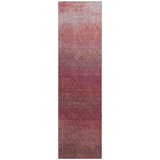 Piper Looms Chantille Ombre ACN2012 Red Machine Washable Area Rug Runner Main Image