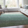 Piper Looms Chantille Ombre ACN2012 Seafoam Machine Washable Area Rug Lifestyle Image Feature